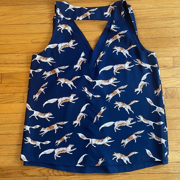 Cooper & Ella Harper Double V Tank Fox Print - Medium - Picture 3 of 6